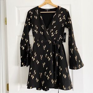 Lulus Wrap Mini Dress